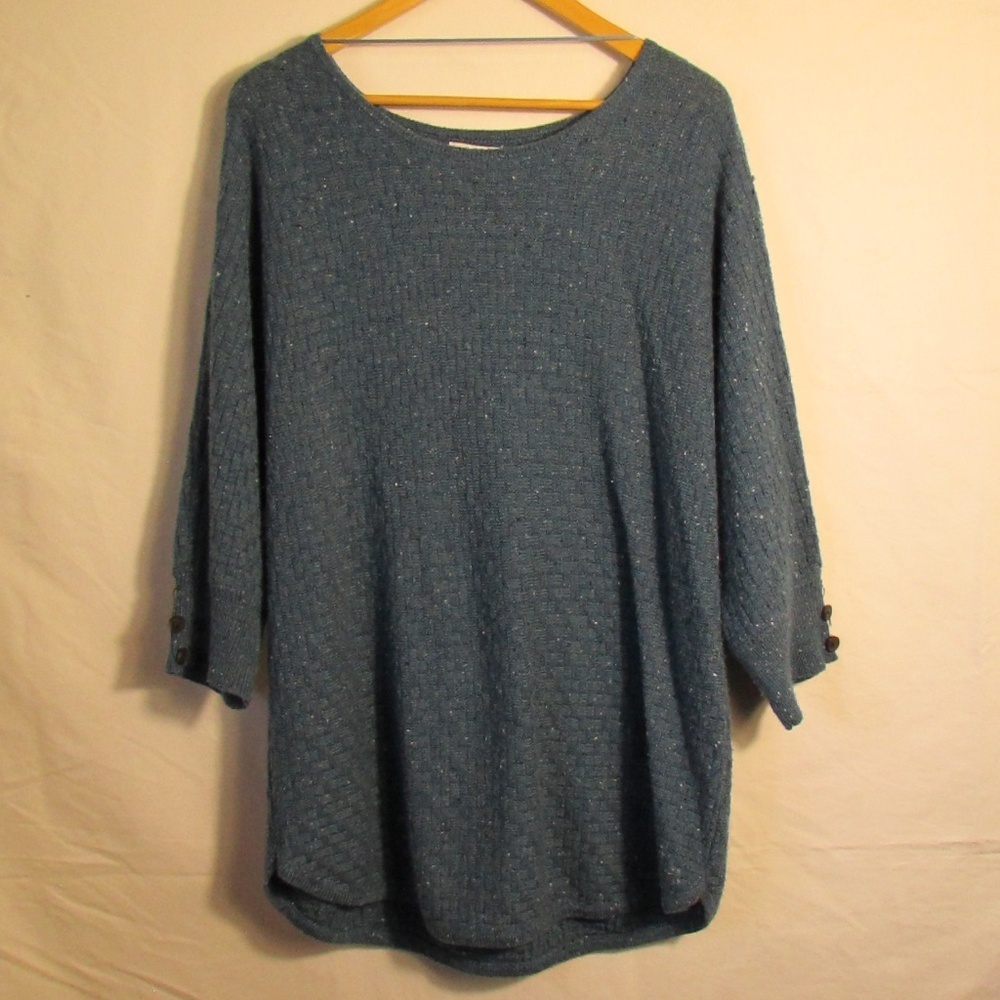 Croft & Barrow Blue Loose Fit Sweater